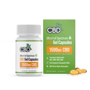 Full Spectrum CBD Gel Capsules 1500mg