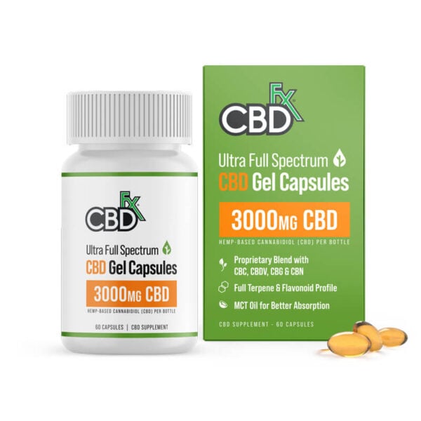 Full Spectrum CBD Capsules 3000mg by CBDfx
