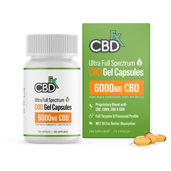Full Spectrum CBD Capsules 6000mg