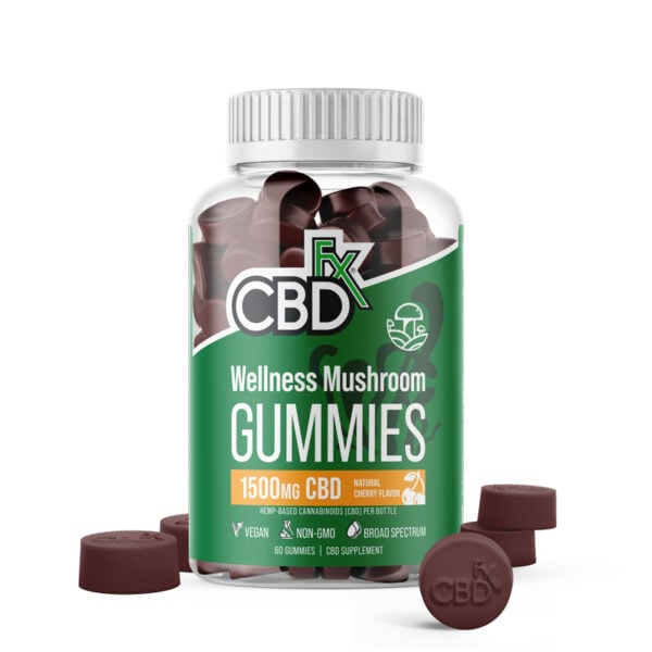 CBD Gummies With Mushrooms for Wellness 1500mg by CBDfx