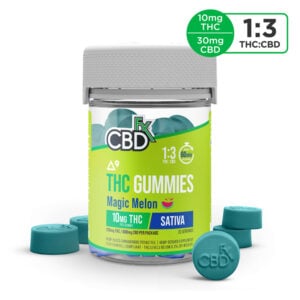 magic melon thc gummies ratio