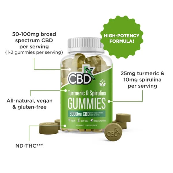 turmeric spirulina gummies mg bullets