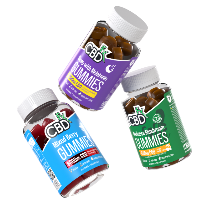 cbdfx cbd gummies render