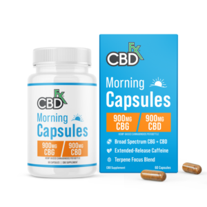 cbdfx photo render morning capsules mg aug