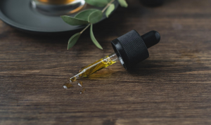 A tincture of CBD oil
